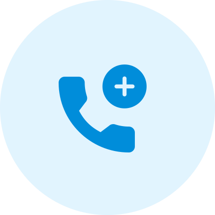graphical icon of a phone