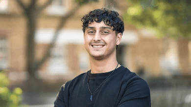 Man smiling
