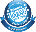 Reader's digest most trusted brand award logo 2017-2026